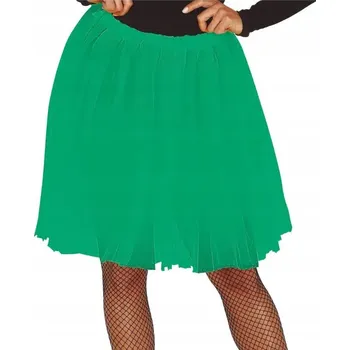 Dámská sukně Tylová sukně zelená 60cm 80. a 70. léta