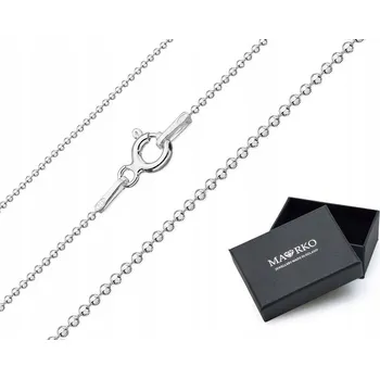 Řetízek DÁMSKÝ STŘÍBRNÝ ŘETÍZEK ryzost 925 KULIČKA 45 cm