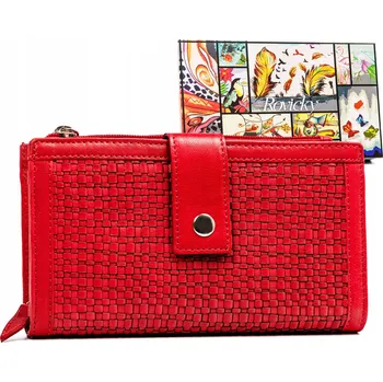 Rovicky dámská peněženka z pravé kůže červená