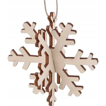 Vánoční dekorace Vánoční Koule Vánoční Sněhová Vločka Dekorativní vánoční ozdoba na vánoční stromeček