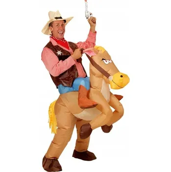 Karnevalový kostým Kostým KŮŇ nafukovací kalhoty Divoký západ