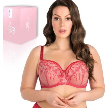 Podprsenka Gorsenia podprsenka nevyztužená červená velikost 75D