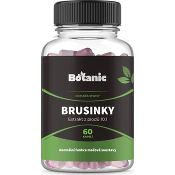 Přírodní produkt Botanic Brusinky - Extrakt z plodů 10:1 - 60 kapslí