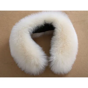 Šála Dámská PUCHOVÁ ŠÁLA hřejivá na zimu, módní zimní ŠÁTEK bílý