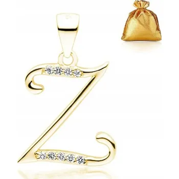 Přívěsek ZLATÝ PŘÍVĚSEK STŘÍBRO DÁREK