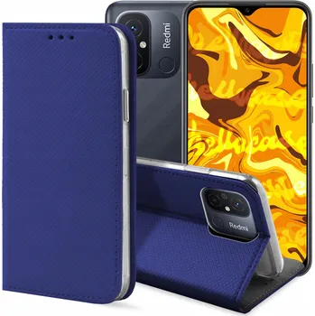 Pouzdro na mobilní telefon Flipové pouzdro Hello Case pro Xiaomi Redmi 10C, Redmi 12C modré