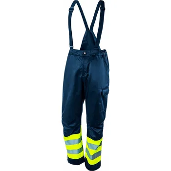 Pracovní obuv Pracovní výstražné zahradnické kalhoty, tmavě modré, velikost S