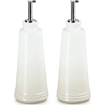 Mlýnek na koření Dávkovač oleje SIGNATURE 300 ml, sada 2 ks, MERINGUE, kamenina, Le Creuset - doprava zdarma od 2999 Kč