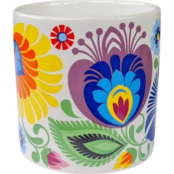 Květináč Keramický Květináč vícebarevný Folkstar 8 cm x 8 x 8 cm