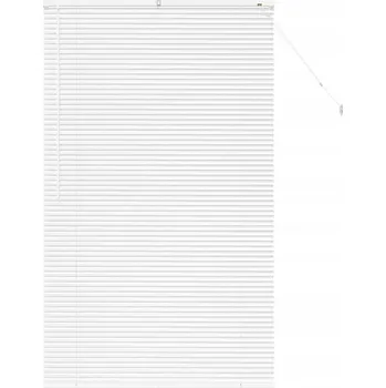 Žaluzie Okenní žaluzie s roletou, manuální ovládání, bílá, hliníková