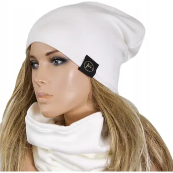 Čepice Dámská zimní sada Čepice a Nákrčník , velká, silná