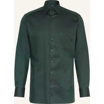 Olymp Pánská Košile Luxor Modern Fit, tmavě zelená, 41