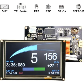 Elektronická stavebnice Nextion orig. Enhanced NX8048K050 5.0" 800 x 480 TFT displej