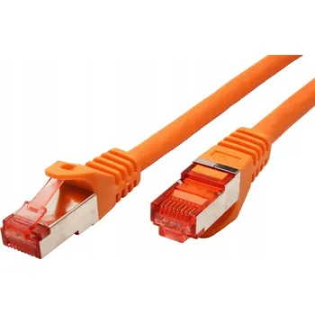 Síťový kabel ROLINE S/FTP patchkabel kat. 6, Component Level, LSOH, 2m, oranžový
