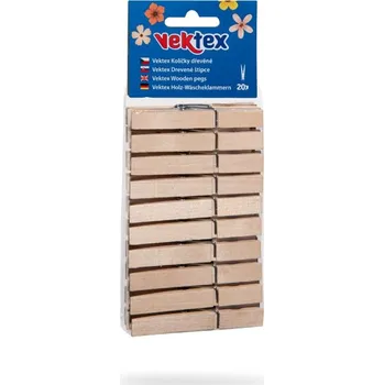 Kolíček na prádlo Vektex Kolíčky dřevěné, 20 ks