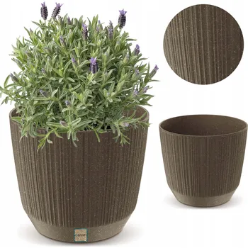 Květináč Béžový plast Květináč Prosperplast 12,6 cm x 15 x 12,6 cm