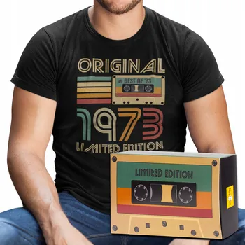 Pánské tričko Tričko s narozeninovým dárek , kazeta 1973, velikost 5XL