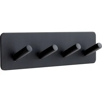 Věšák Háček bez vrtání Global Service černý