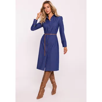 Dámské šaty MOE šaty pro každodenní nošení v glamour midi velikosti L