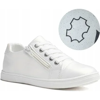 Dámské polobotky Dětské polobotky WOJTYŁKO 5A23710B bílé, velikost 31