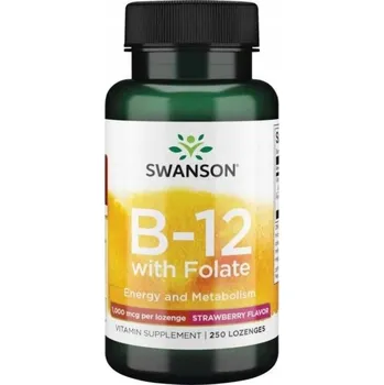 SWANSON Vitamín B-12 1000 µg 250 tablet pod jazyk