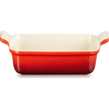 Zapékací mísa HERITAGE 19 cm, 1,1 l, CERISE, kamenina, Le Creuset