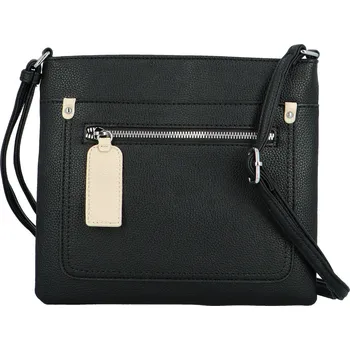 Kabelka Stylová dámská koženková crossbody kabelka Walida, černá