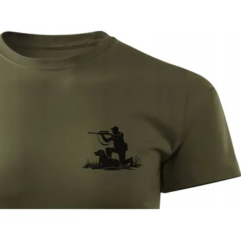 Podprsenka Bavlněná podprsenka maskáčový pro myslivce s potiskem LOVEC S VYŽLEM vel. 3XL