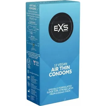 Kondom EXS Air Thin Condoms tenké prezervativy 12 Ks