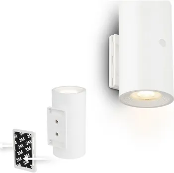 Nástěnné svítidlo BRILONER Isy nástěnné svítidlo - 2W, 200lm, nabíjecí, LED, dotykový vypínač, stmívatelné, bílé 3942016