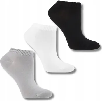 Pánské ponožky 3x Kotníkové Ponožky Nízké Ponožky Bavlněné Pohodlné Baleríny MORAJ 38-41
