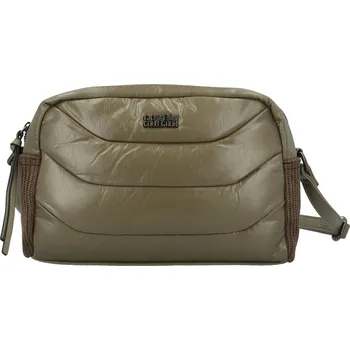 Kabelka Trendy dámská koženková crossbody kabelka Coveri Darcy, taupe