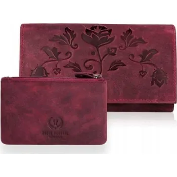 Paolo Peruzzi dámská peněženka z pravé kůže růžová