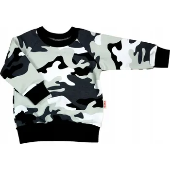 Chlapecká mikina MIKINA Tepláková mikina, MASKÁČOVÝ vel. 86 KLEKLE