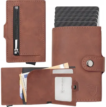 Peněženka Koruma peněženka eko kůže hnědá - unisex