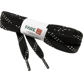 Tkaničky do bot Šněrovadlo hokejové Superior nevoskované, 240 cm, černé