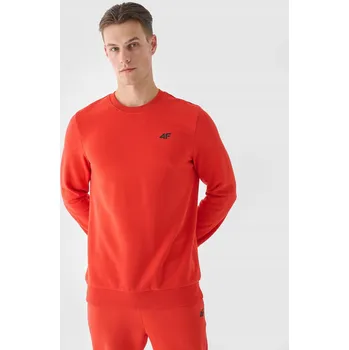 Pánská mikina Pánská mikina sportovní tepláková 4F bez kapuce přes hlavu volnočasová M