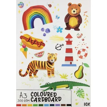 Barevný karton MOXY A3 – 10 listů 300 GSM