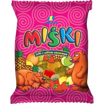 Bonbon LEWIATAN ŽELÉ BONBONY MEDVÍDCI OVOCNÉ PŘÍCHUTĚ 80G