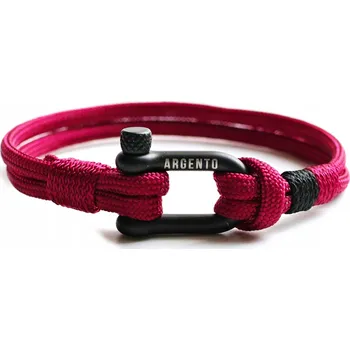 Náramek Pánský sportovní náramek z paracordu se šeklem