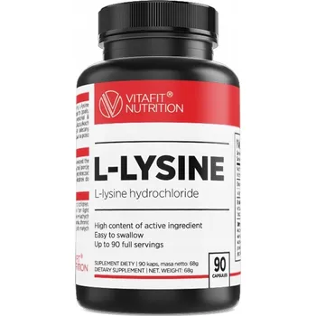 Aminokyselina VITAFIT L-LYSIN 600mg 90 KAPSLÍ LYSIN NA STRES IMMUNITA OPAR