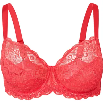 Podprsenka 663694 - Tchibo - Podprsenka s kosticemi - pro ženy - vel. 85E - barva: červená