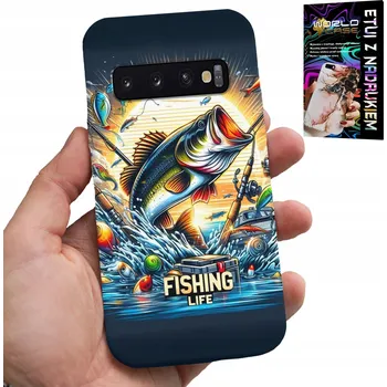 Pouzdro na mobilní telefon POUZDRO PRO SAMSUNG GALAXY S10 PLUS - PRO RYBÁŘE, RYBY, TRESKY, LOSOS