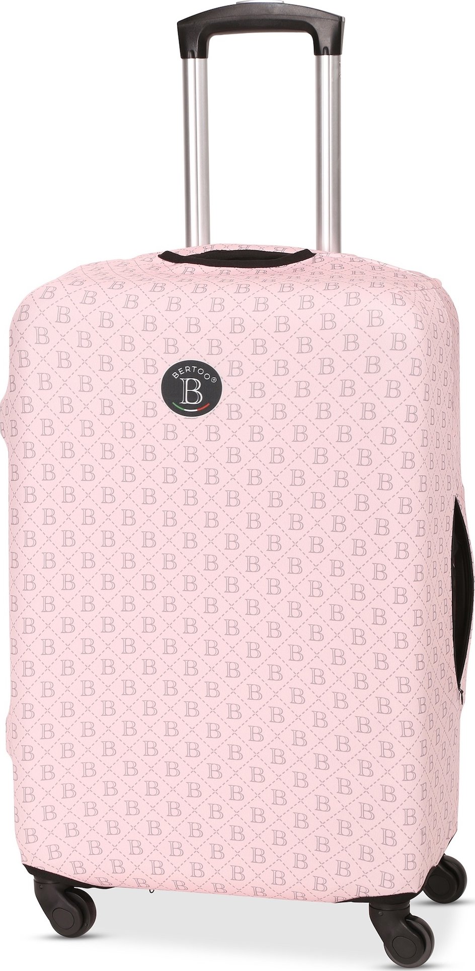 Obal na cestovní kufr BERTOO - Torino pink velikost M