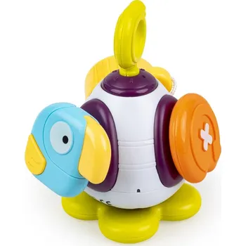 Hračka pro nejmenší TULI FUN VZDĚLÁVACÍ OTOČNÁ PYRAMIDA