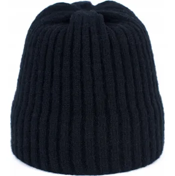 Čepice Szaleo Zimní čepice beanie černá, univerzální velikost