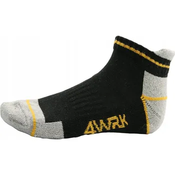 Pánské ponožky 4WRK Ponožky SNEAKER 41-45 černé, velikost 41-45