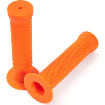 grip KHEBIKES BMX GRIPY DIAMOND ORANGE S PŘÍRUBOU 130MM KHEBIKES ORANŽOVÁ