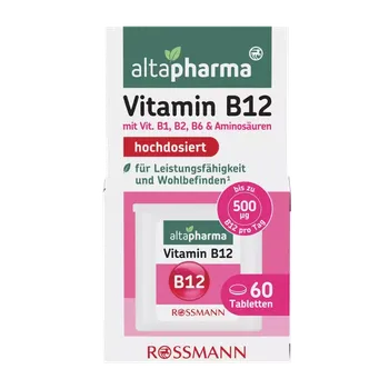 altapharma Tablety s vitaminy B a aminokyselinami, doplněk stravy 60 ks