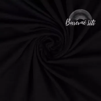 Flámkový úplet ČERNÝ (E) (Příjemný lehký úplet)